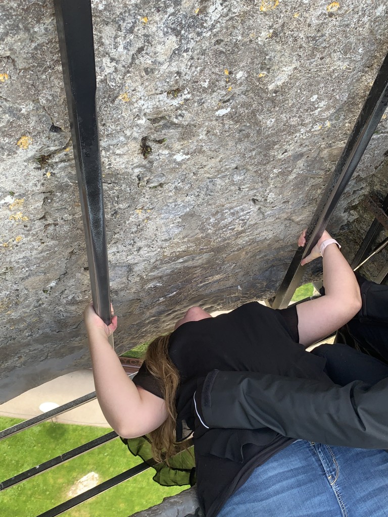 Kissing the Blarney Stone