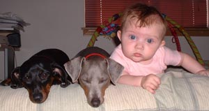 Molly, Chloe, and Adrianna