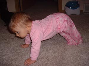 Adrianna's version of crawling