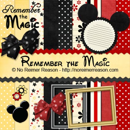 No Reimer Reason - Free Digital Scrapbook Kit - Click for larger preview