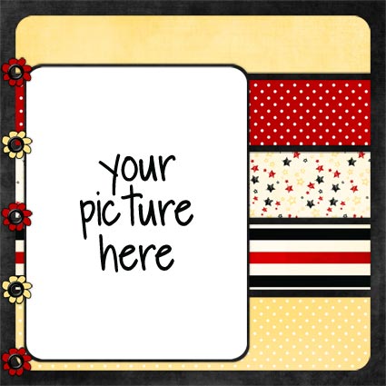 No Reimer Reason - Free Digital Scrapbook Quick Page - Click for larger preview
