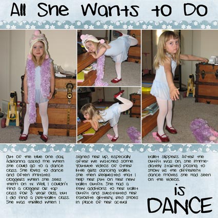 all she wants to do is dance