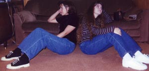 Kristy Winders and Amber Yergler - 1996