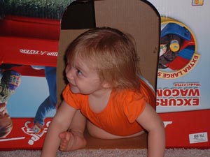 Adrianna and her fort
