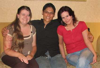 Amber Reimer, Juan Gomez, and Kristy Winders