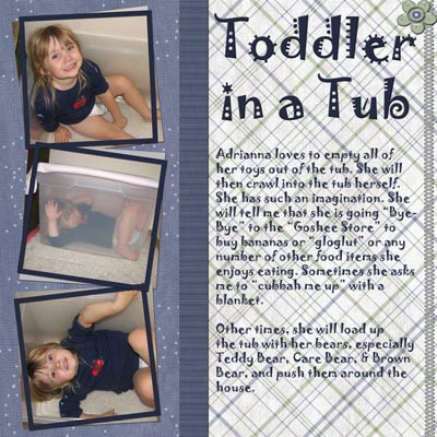 Toddler in a Tub