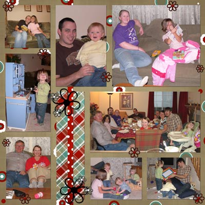 Thanksgiving 2007 - Scrapbook Page