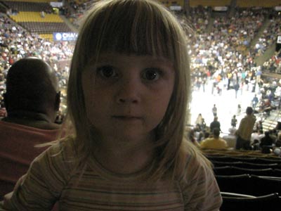 Adrianna at the Obama Rally