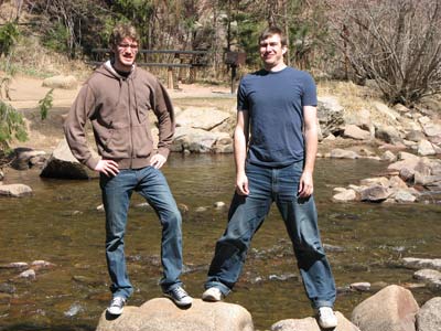 Jeff and Greg in El Dorado Canyon