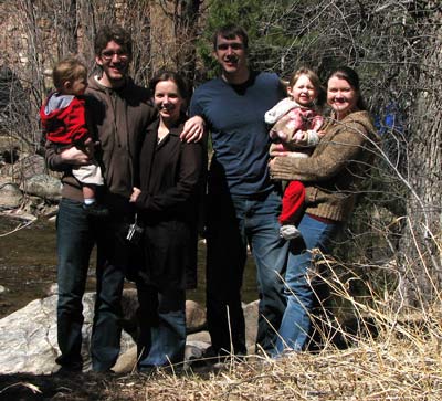 Charlie, Jeff, Jess, Greg, Adrianna, and Amber