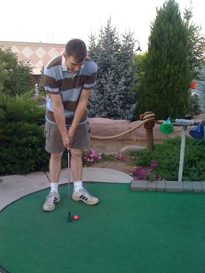 Greg takes his shot