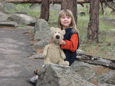 Adrianna and Teddy Bear