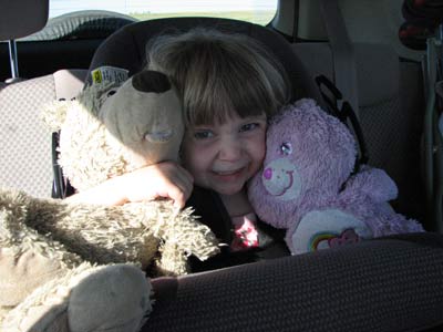 Adrianna and her bears