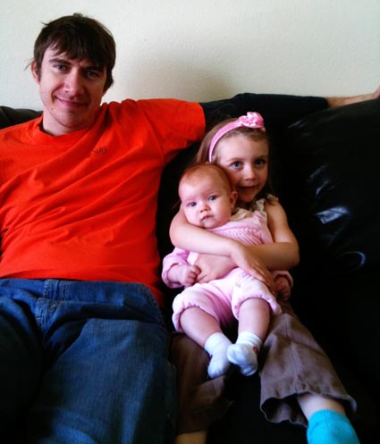 Greg and his girls