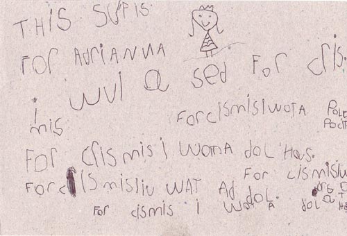 Adrianna's Christmas Wish List