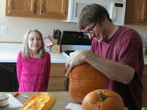 Carving the Pumpkin