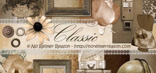 Classic Heritage / Vintage kit for scrapbooking