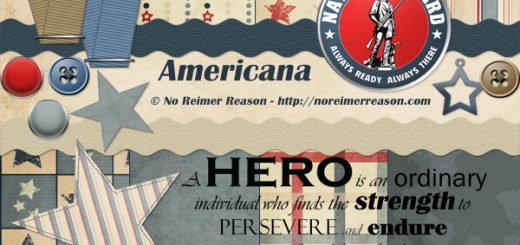 Patriotic Themed Scrapbooking Kit