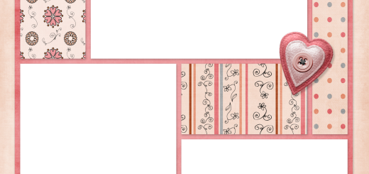Scrapbook Layout for three photos