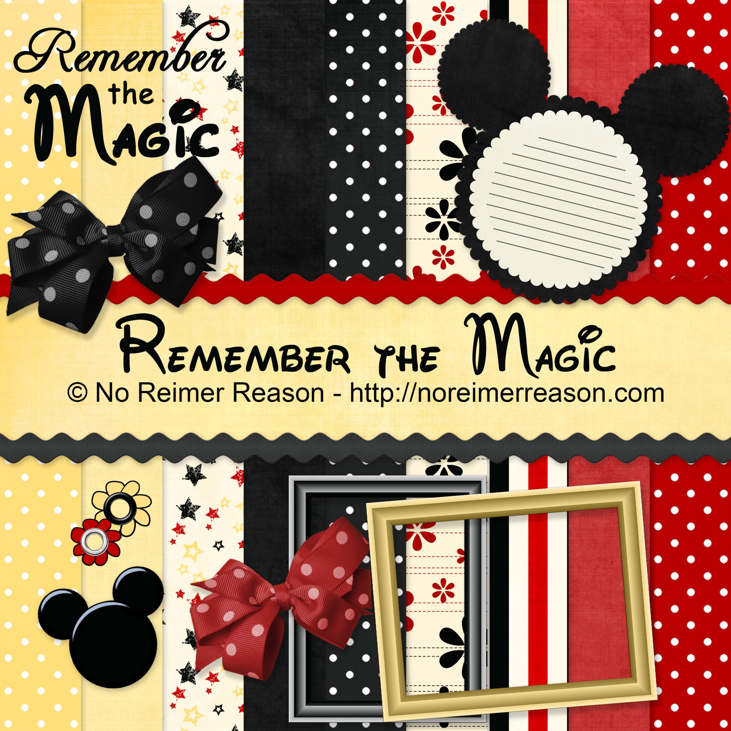 Disney Scrapbook Kit - 8 x 8 - My First Memories - Mickey and