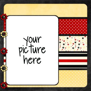 Disney Scrapbook Layout