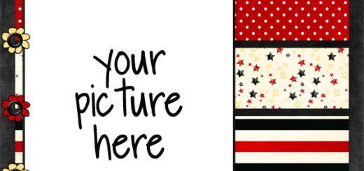 Disney Scrapbook Layout
