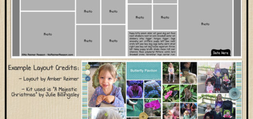 Digital Scrapbook Template