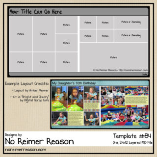 Digital Scrapbook Template