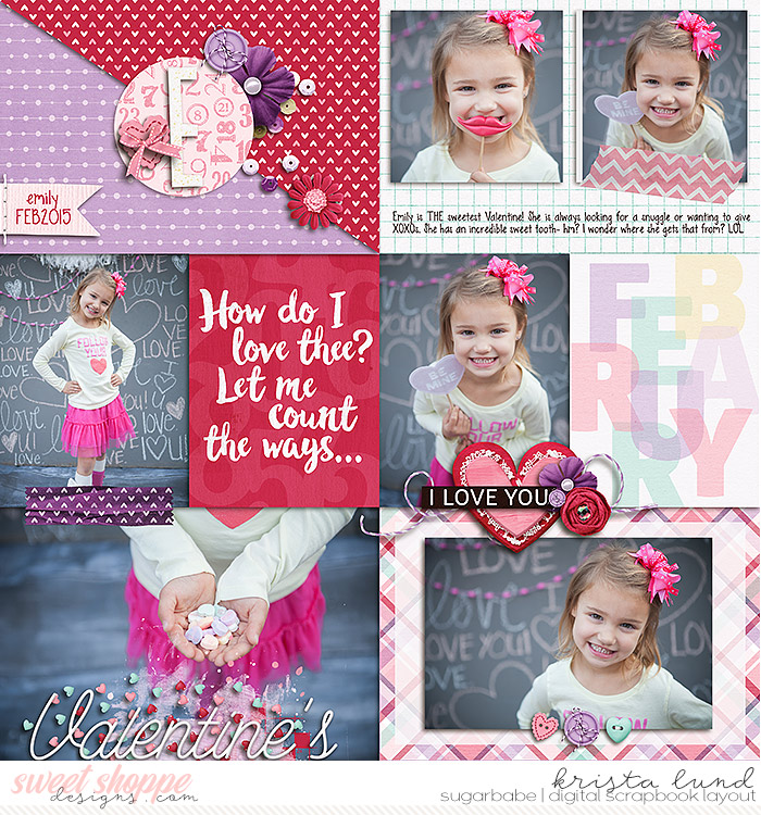 Baby Girl Scrapbook Page Ideas - Life is Sweeter By Design