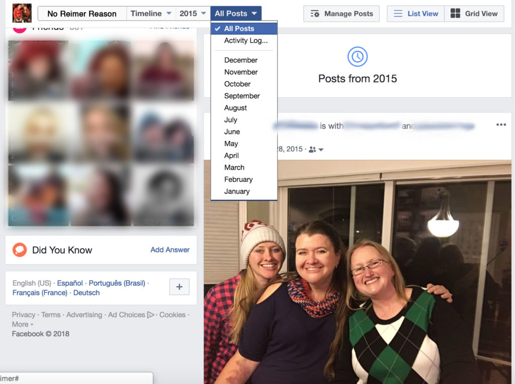 Facebook Tutorial - How to find a post from a specific month and year
