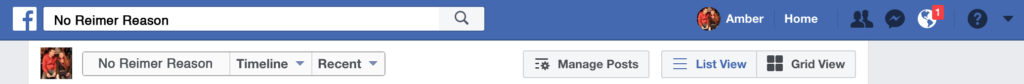 Facebook - Find posts by year and month